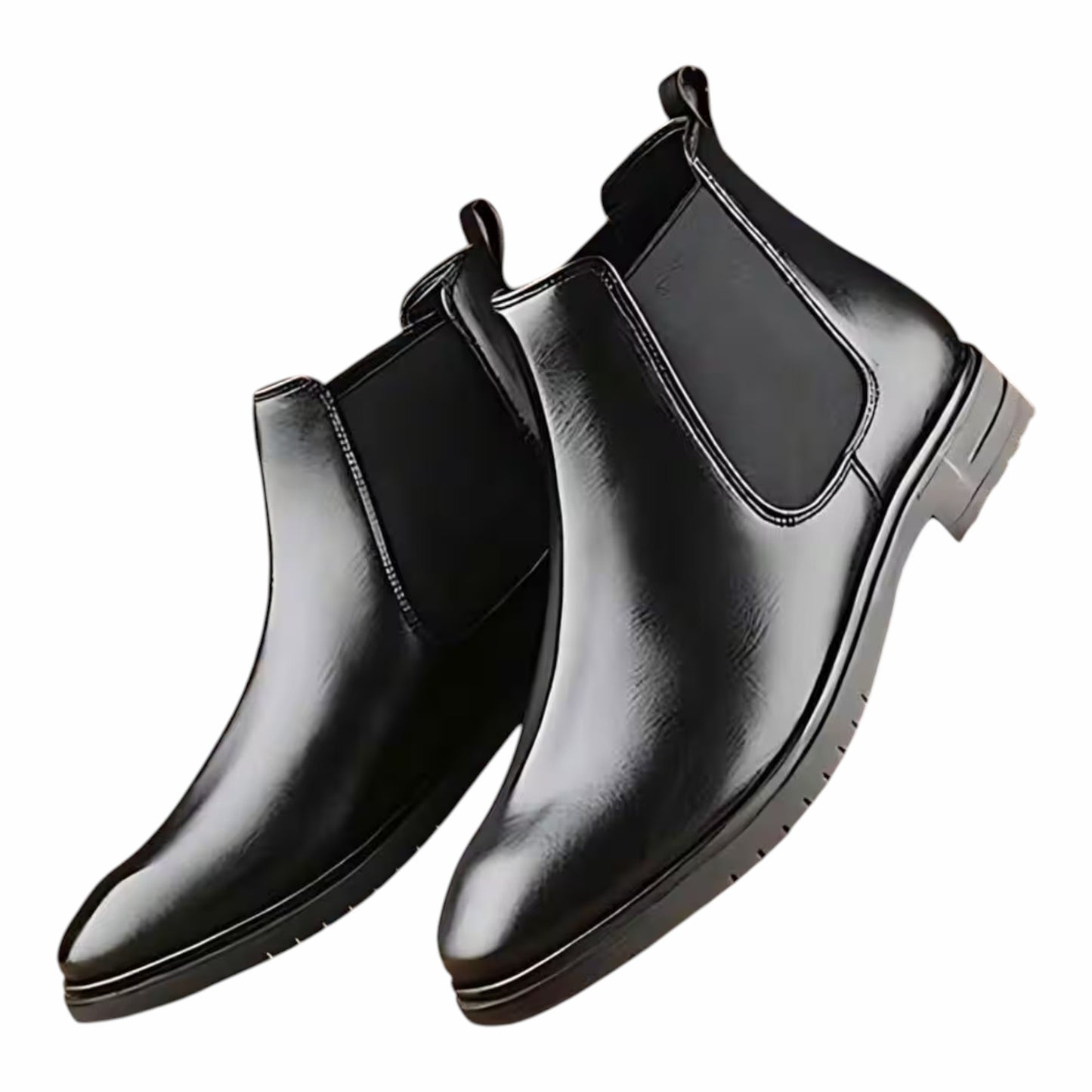 Vellemere | Men’s Black Synthetic Chelsea Boots