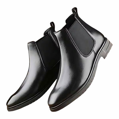 Vellemere | Men’s Black Synthetic Chelsea Boots
