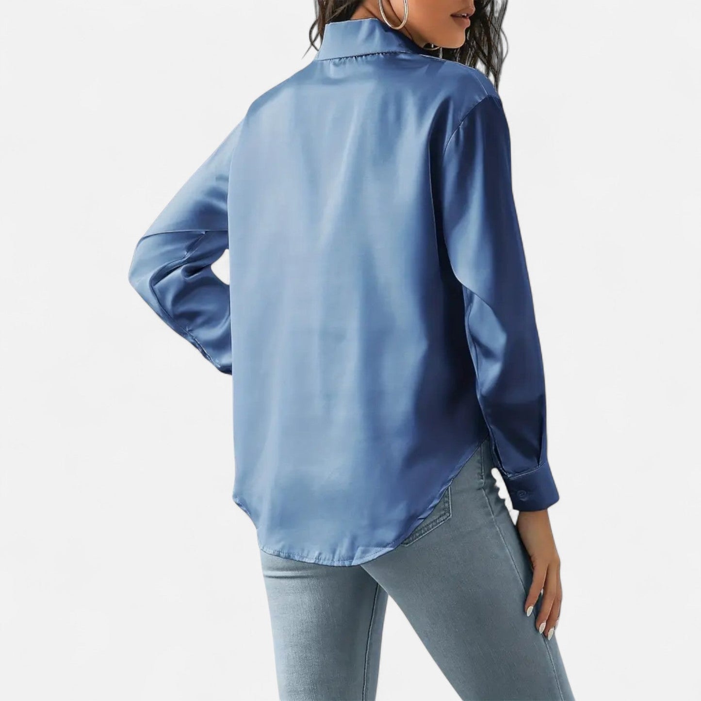 Velour Boutique | Women's Satin Blouse Glossy Elegance