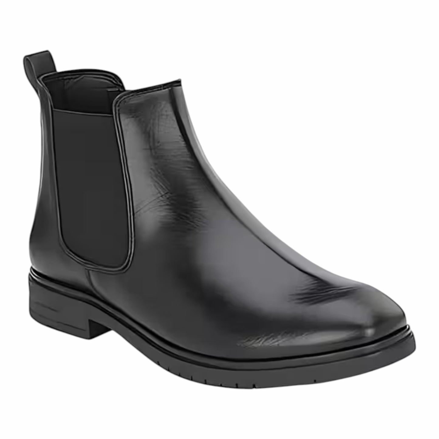 Vellemere | Men’s Black Synthetic Chelsea Boots