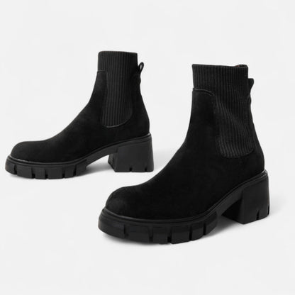 Velour Boutique | Women's Suede Chelsea Boots Elevated Elegance