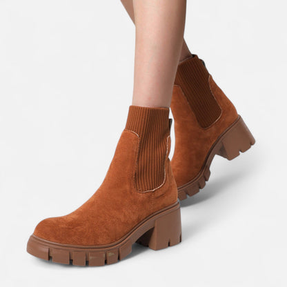 Velour Boutique | Women's Suede Chelsea Boots Elevated Elegance