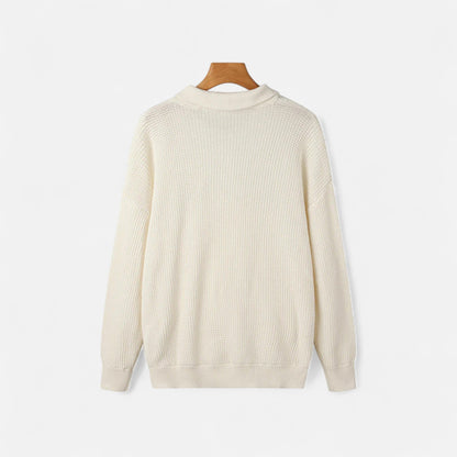 Velour Boutique | Men’s Half-Zip Sweater Mercerised Cotton