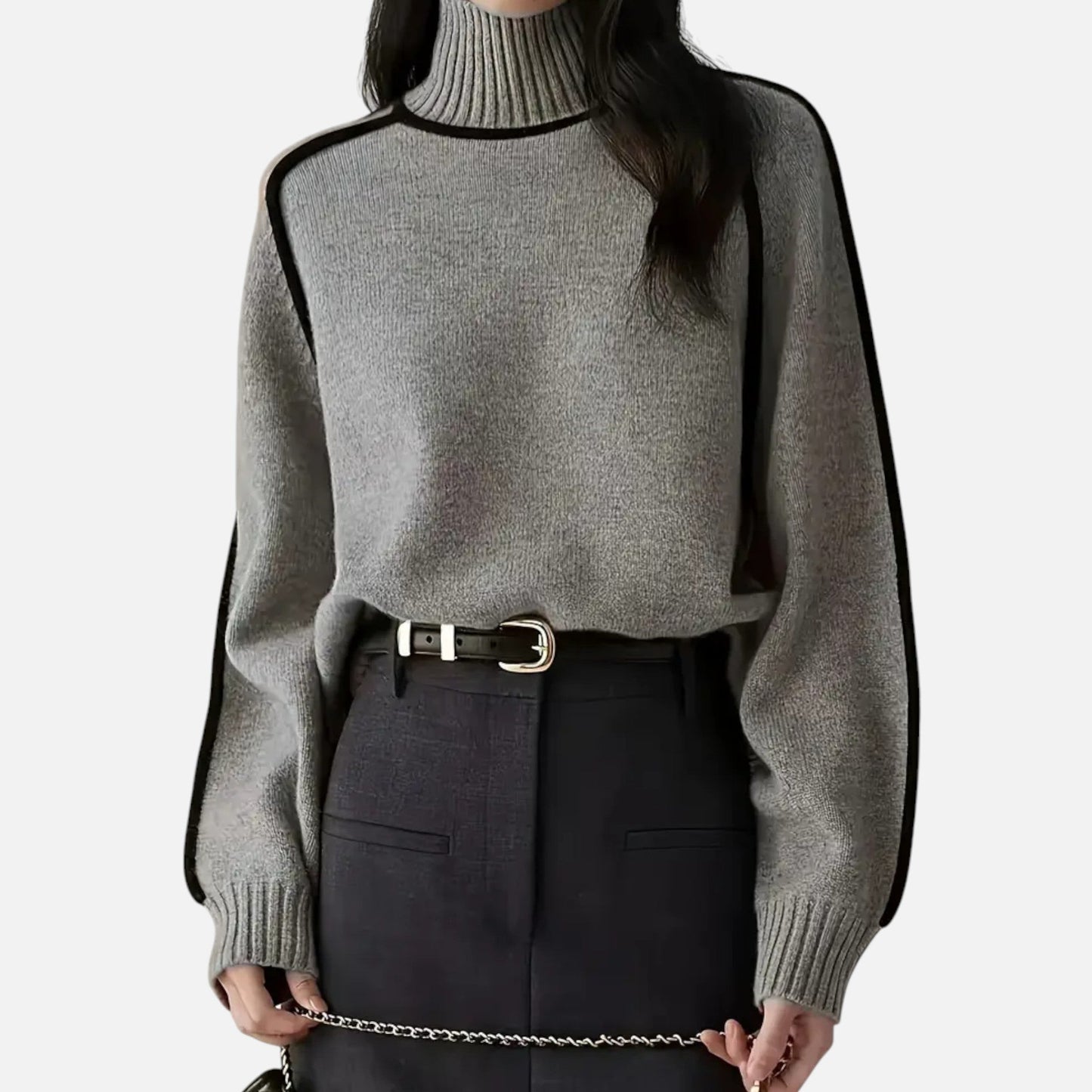 Velour Boutique | Women's Pullover Knitwear Refined Stripes