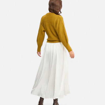 Velour Boutique | Women's V-Neck Drawstring Knit Cardigan